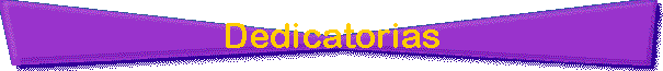 Dedicatorias